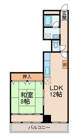 雄湊ハーバービューハイツの物件間取画像